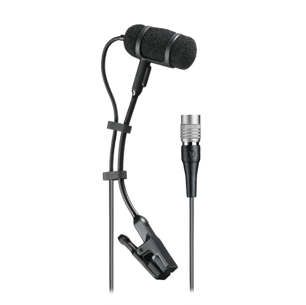 PRO35CW CARDIOID CONDENSER CLIP-ON INSTRUMENT MICROPHONE WITH 55" CABLE TERMINATED WITH  LOCKING